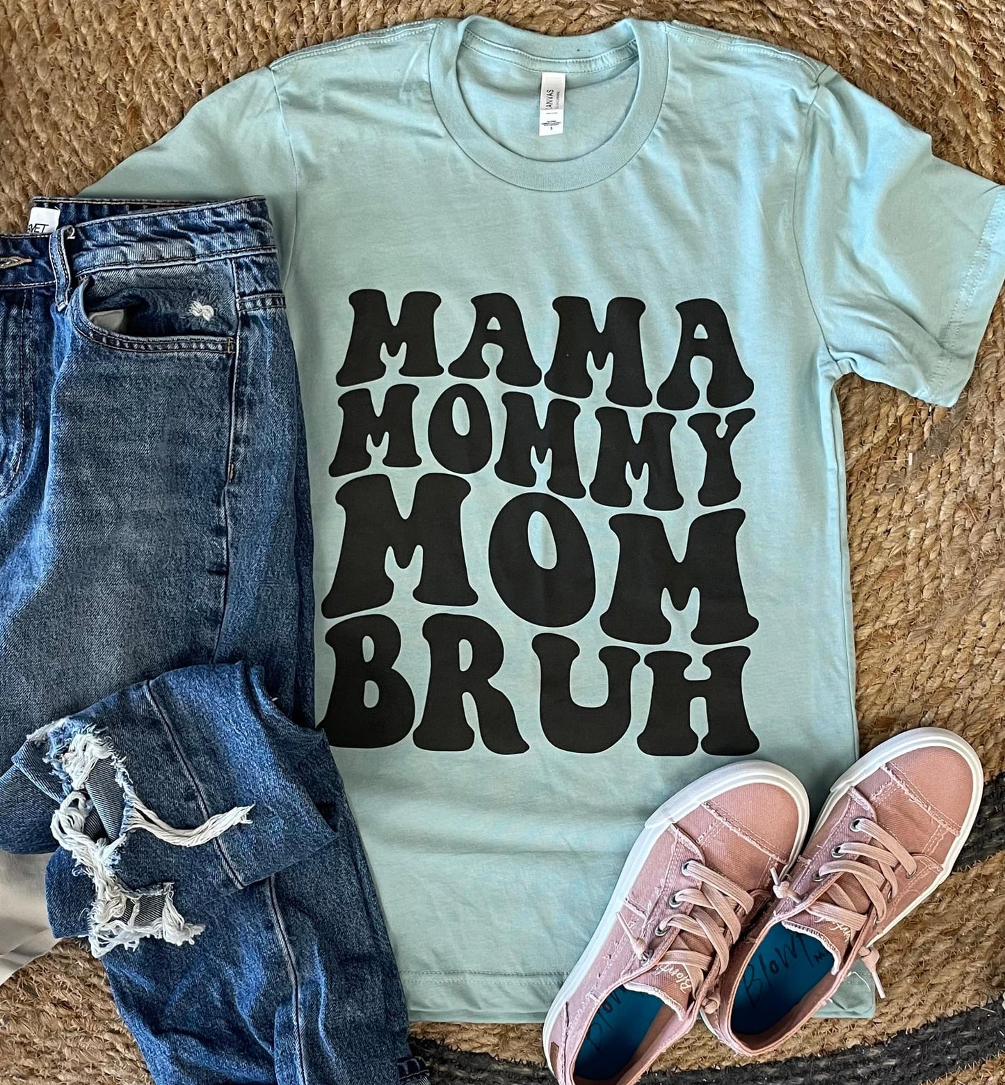 Mama Mommy Mom Bruh Graphic Tee