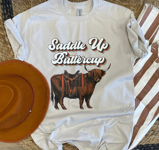 Saddle Up Buttercup Graphic Tee