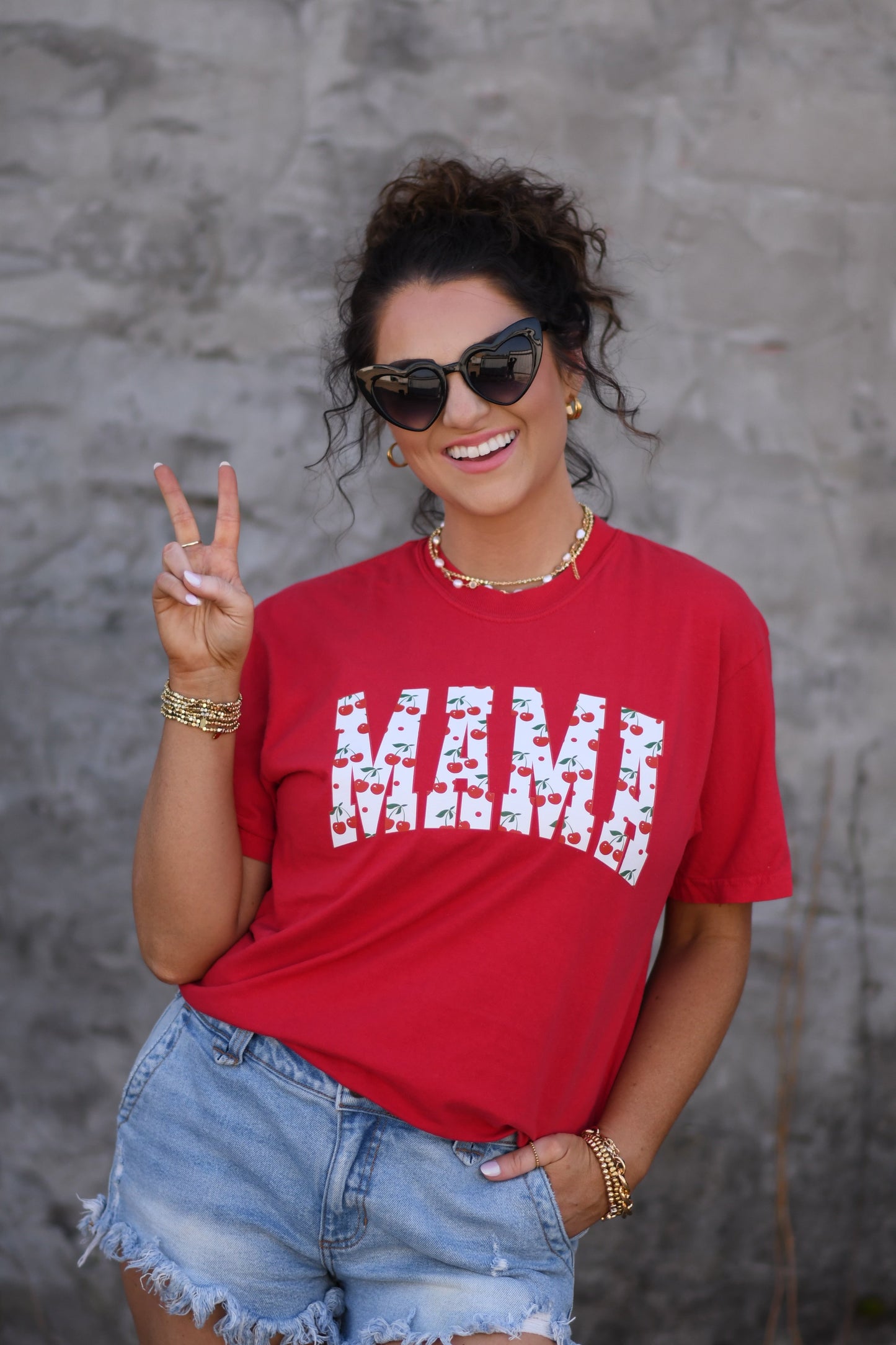 ** SALE** Mama Cherry Arch Tee