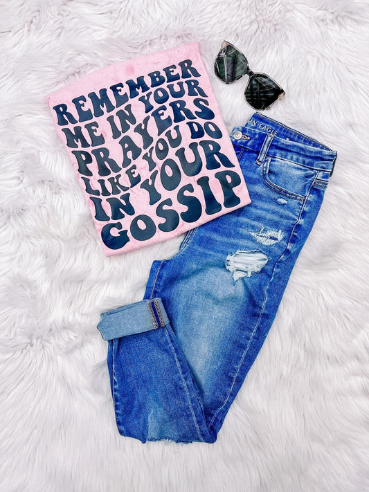 Prayers & Gossip Graphic Tee