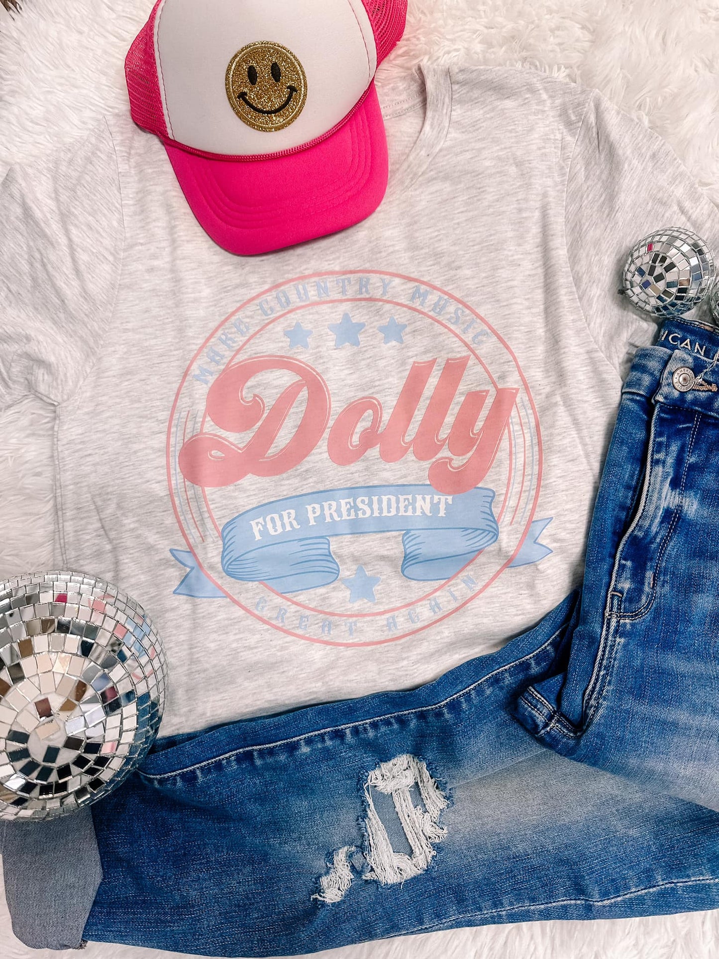 Dolly for President Graphic Tee