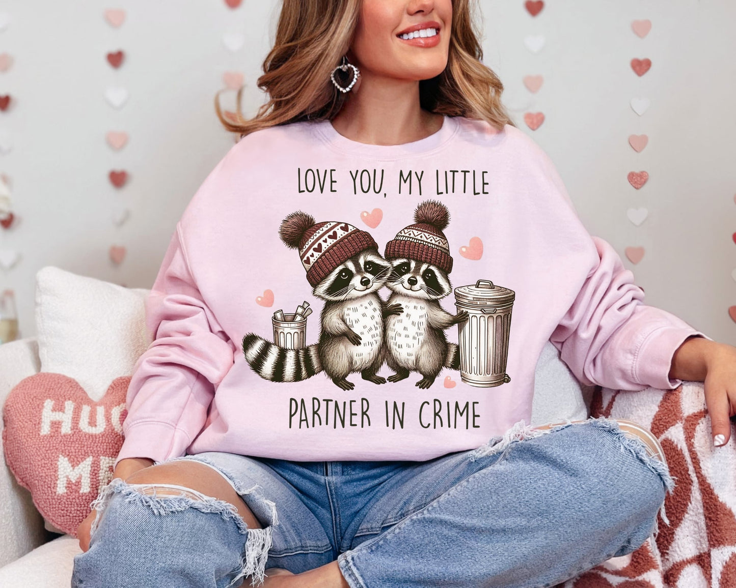 Love You Little Partner In Crime - Sweatshirt