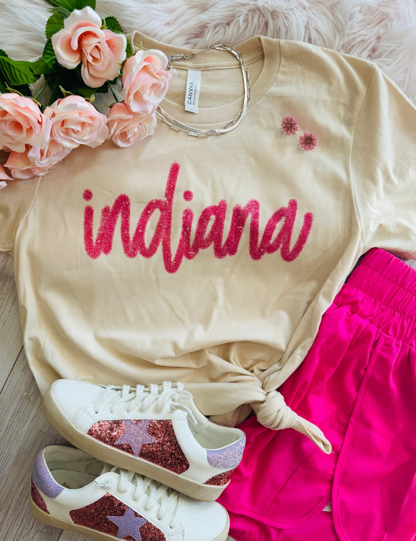 Indiana Faux Tinsel Tee