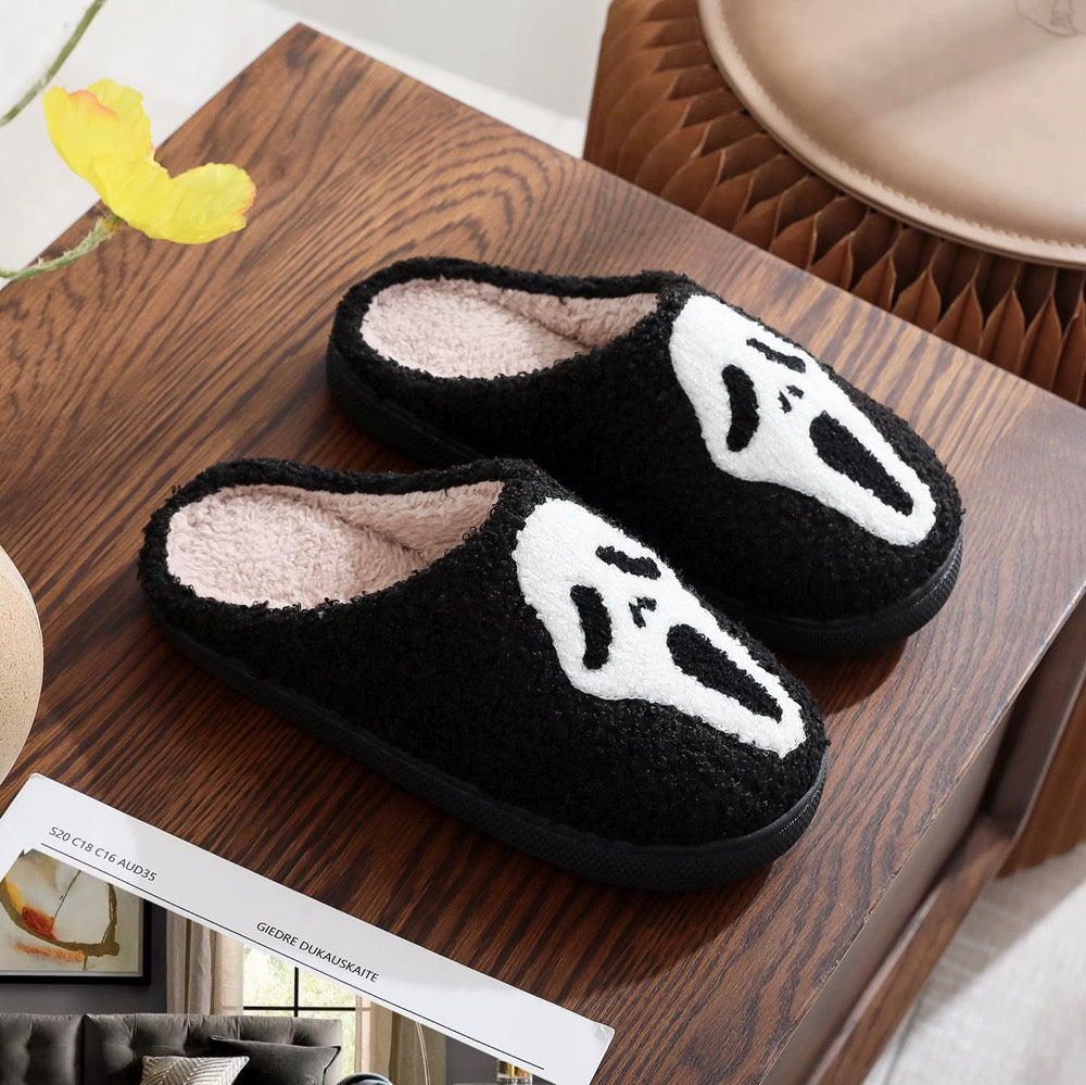 Black Ghostface Slippers *CIJ Special*