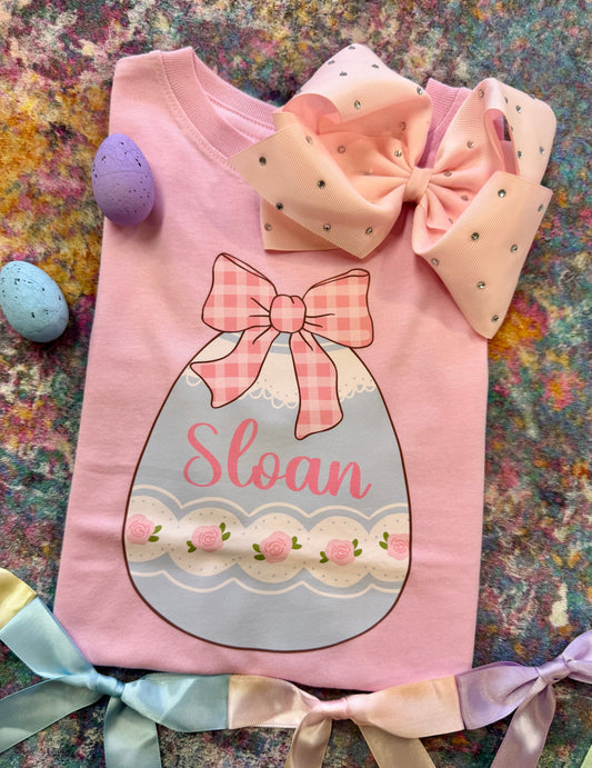 Custom Name Easter Egg Tee