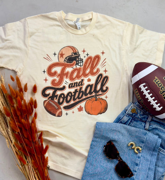 Fall and Football Graphic Tee