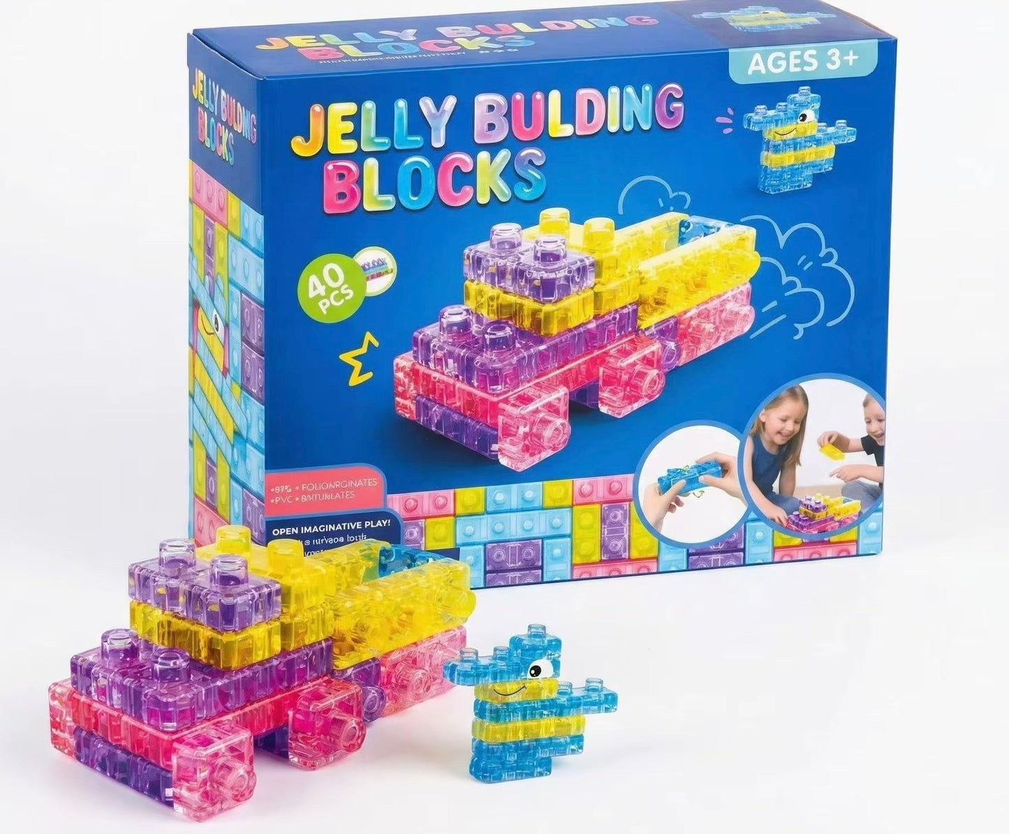 Gummy Block Sets Squishy *READY TO SHIP*