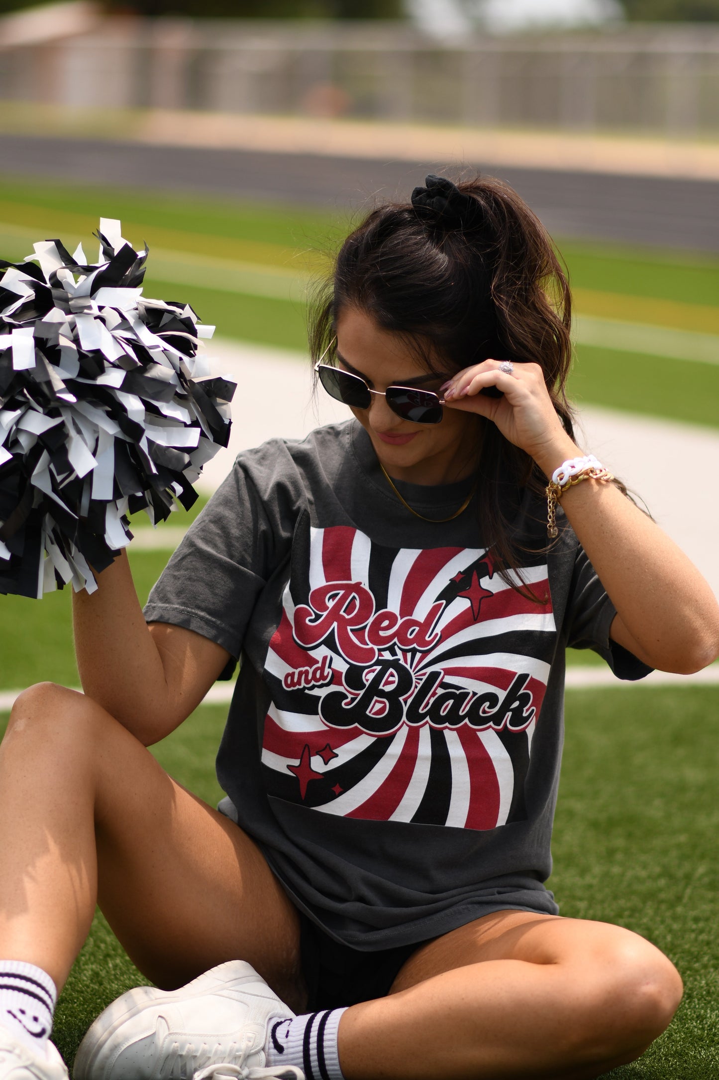 Red and Black Retro Tee