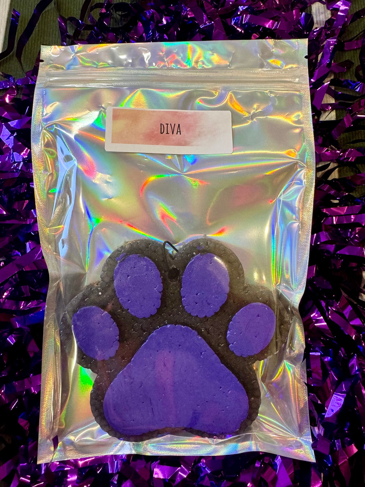 Custom Paw Print Car Freshie *Pick Your Colors*