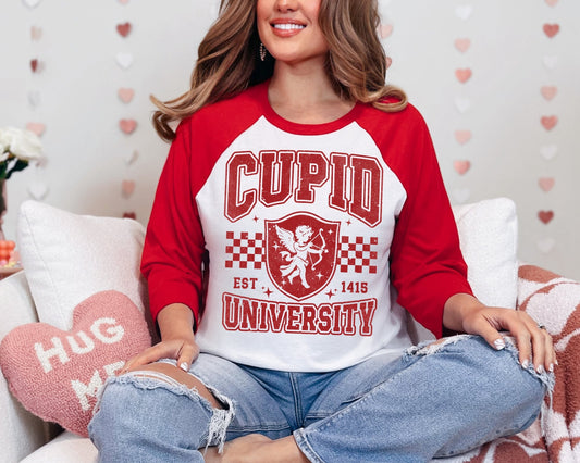 Cupid University - Raglan Tee