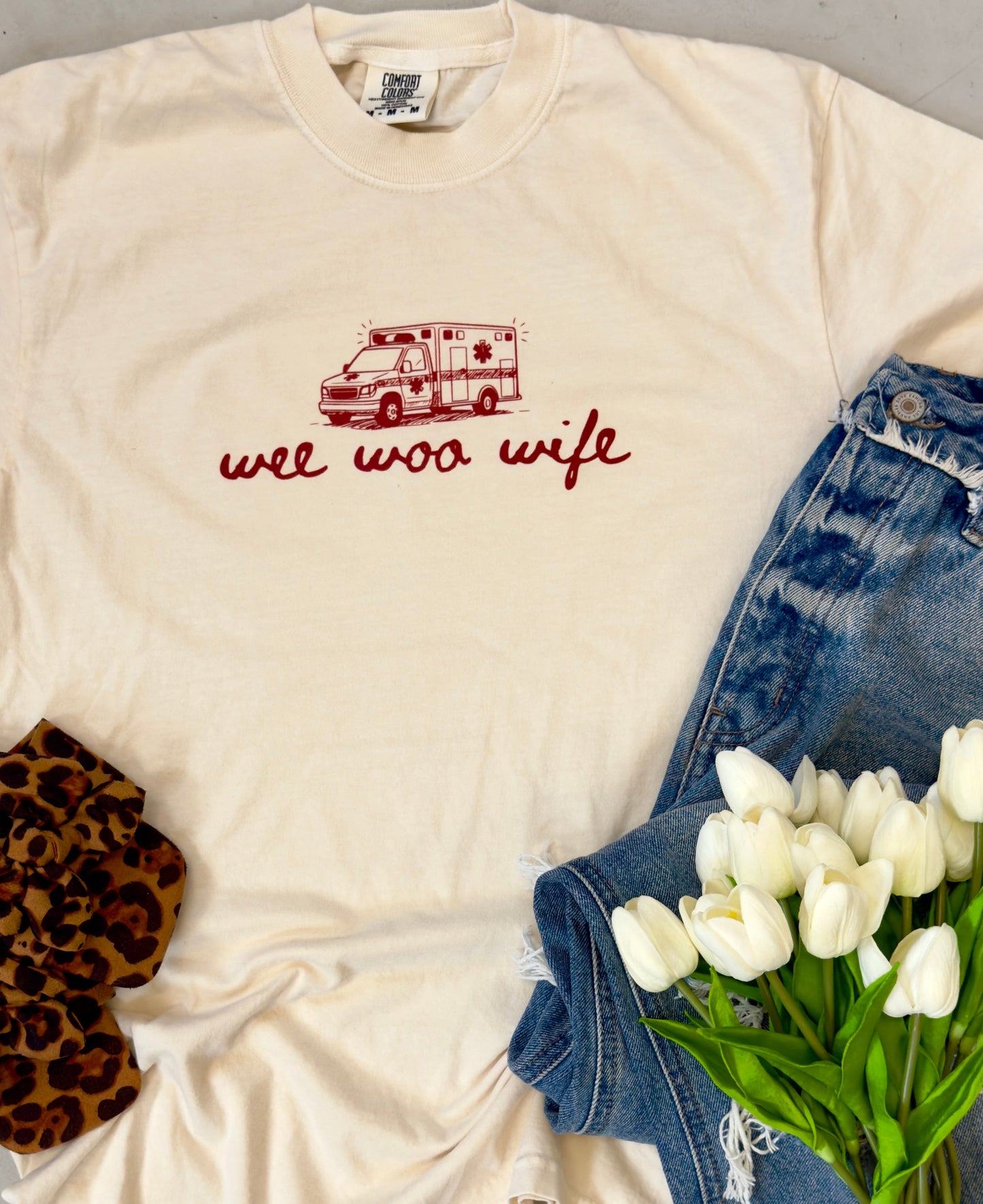 Wee Woo Wife Ambulance Tee