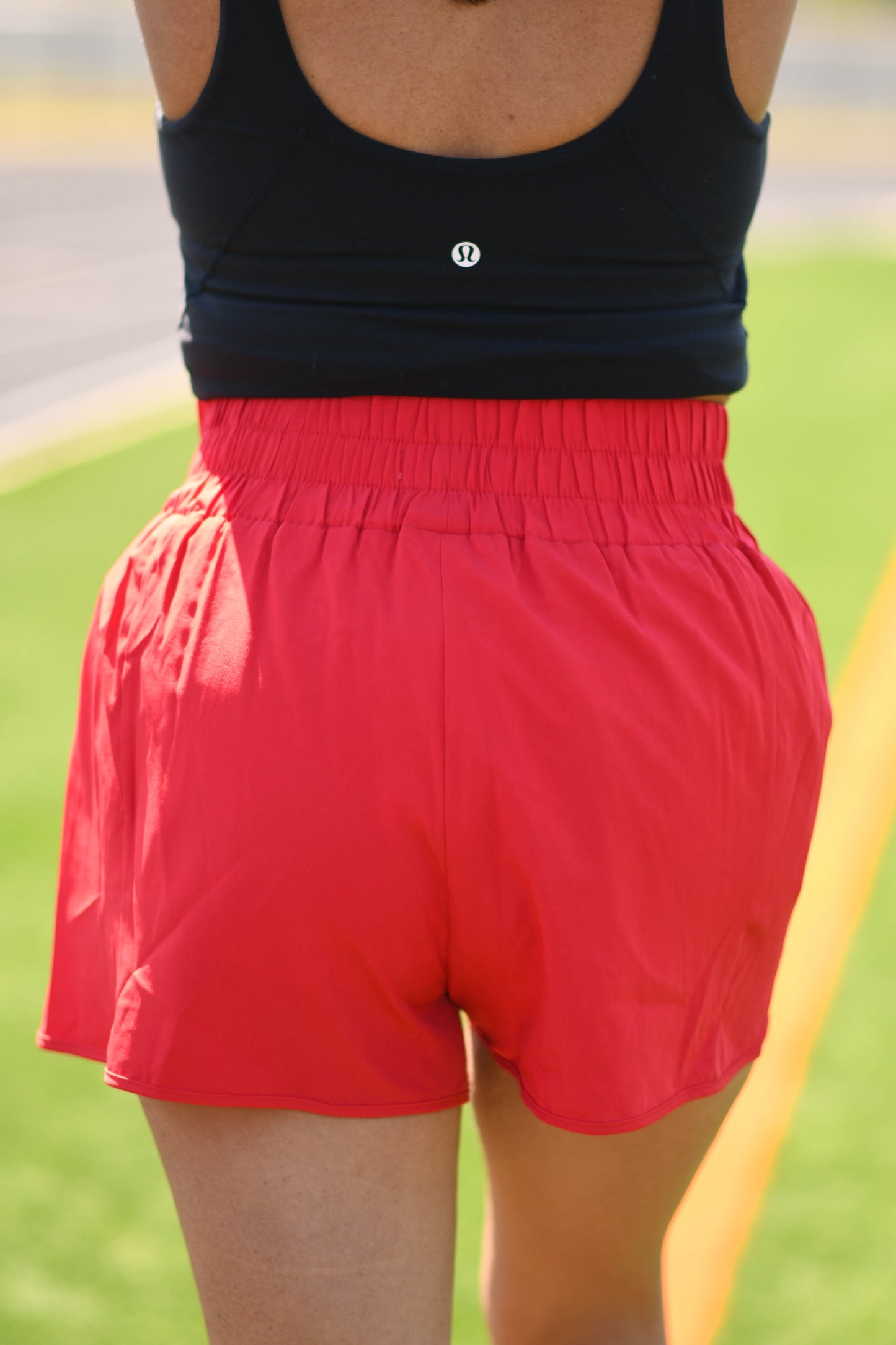 **SALE** RTS Red School Spirit Shorts