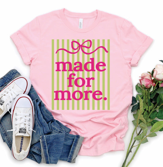 Made For More Stripe Tee *WEEKEND SALE*