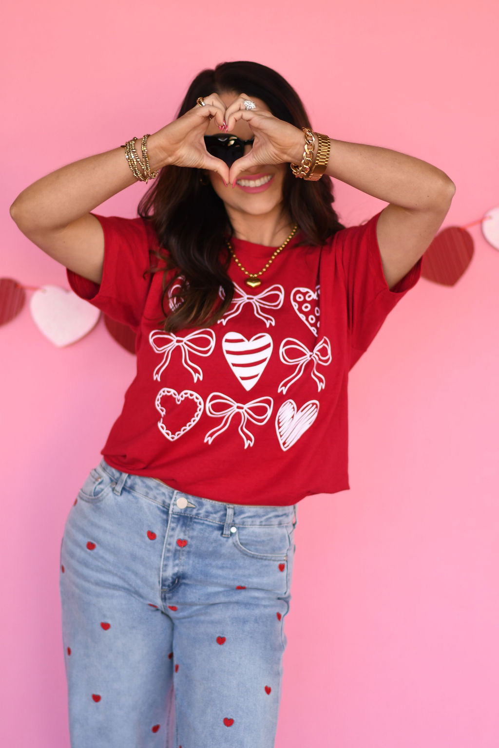 RTS Bows & Hearts Tee
