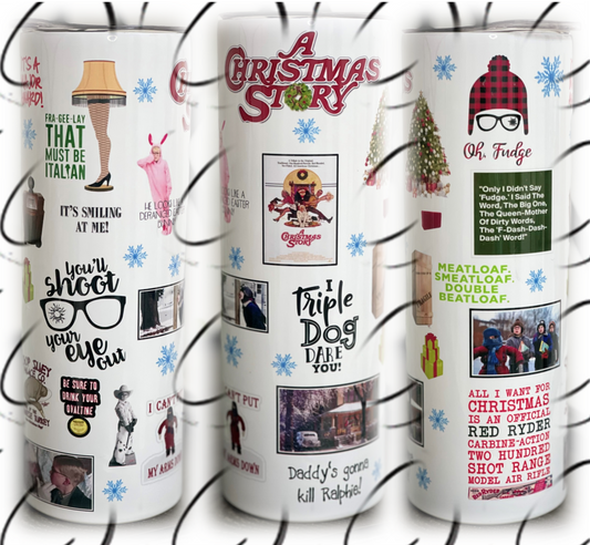 A Christmas Story 20oz Skinny Tumbler