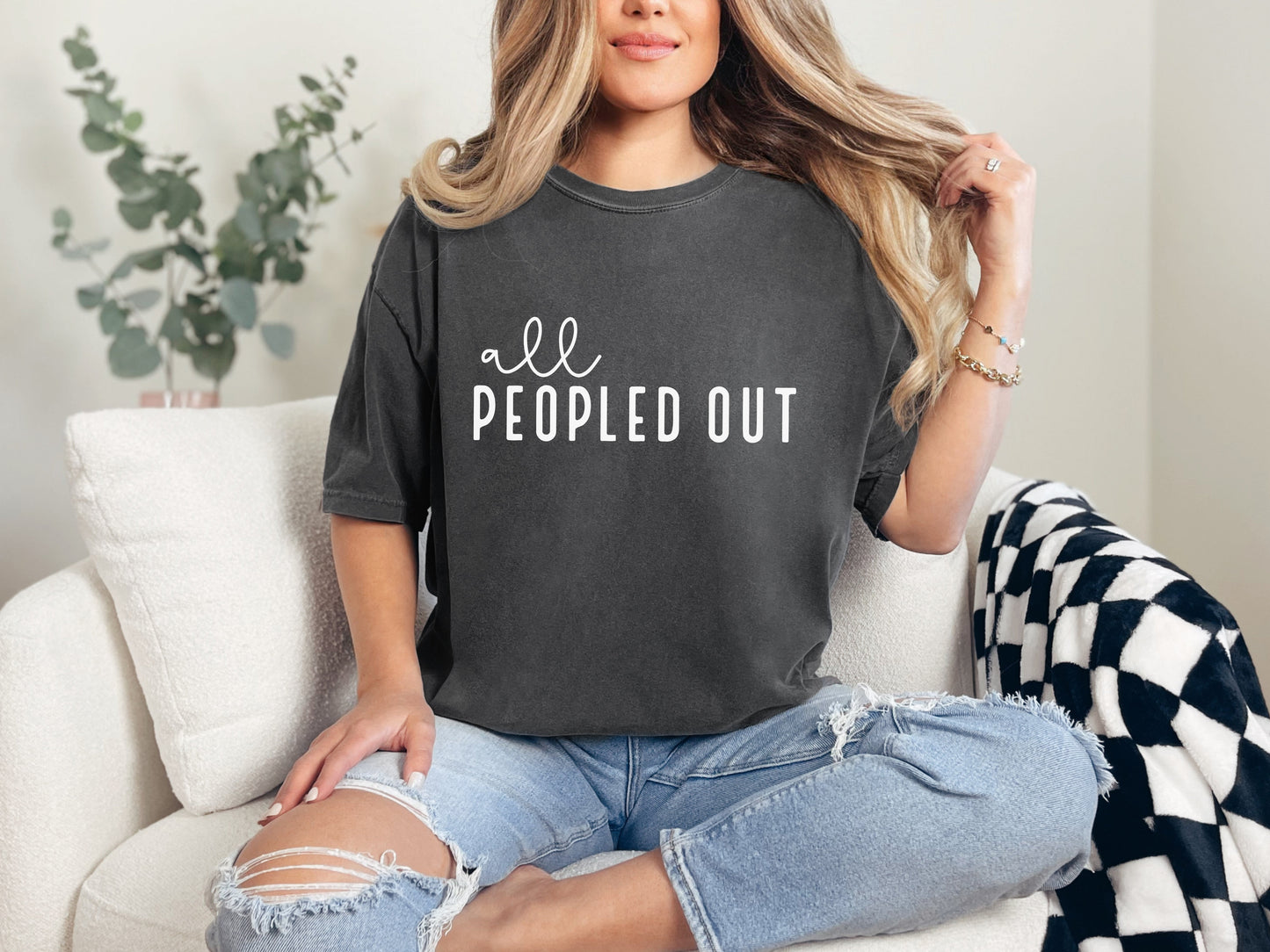 All Peopled Out Graphic Tee