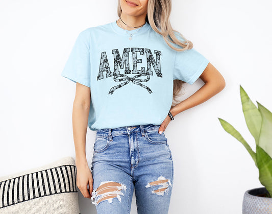 Amen Lace Graphic Tee