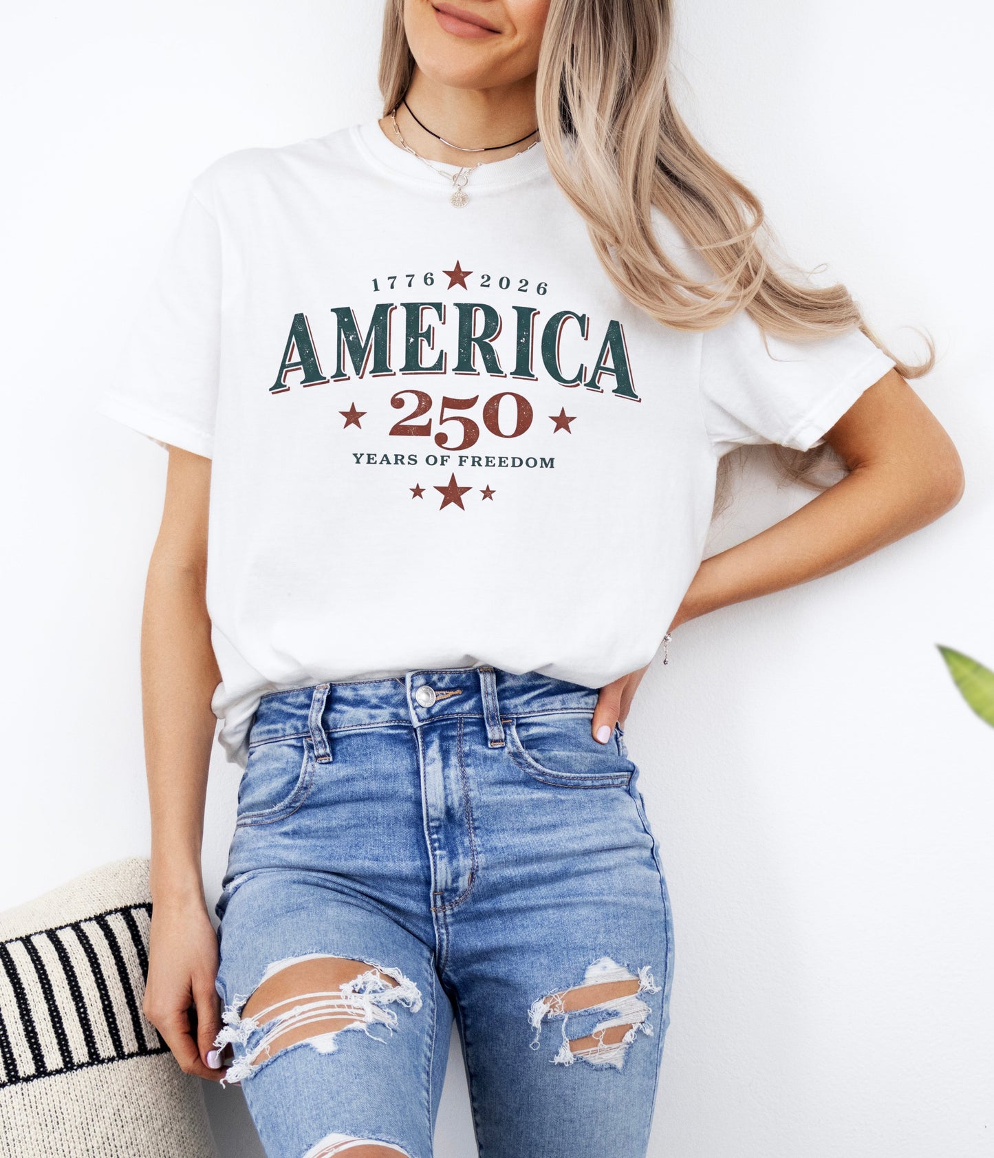 America 250 Years Of Freedom Graphic Tee
