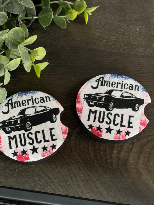 American Muscle Car Coaster Set