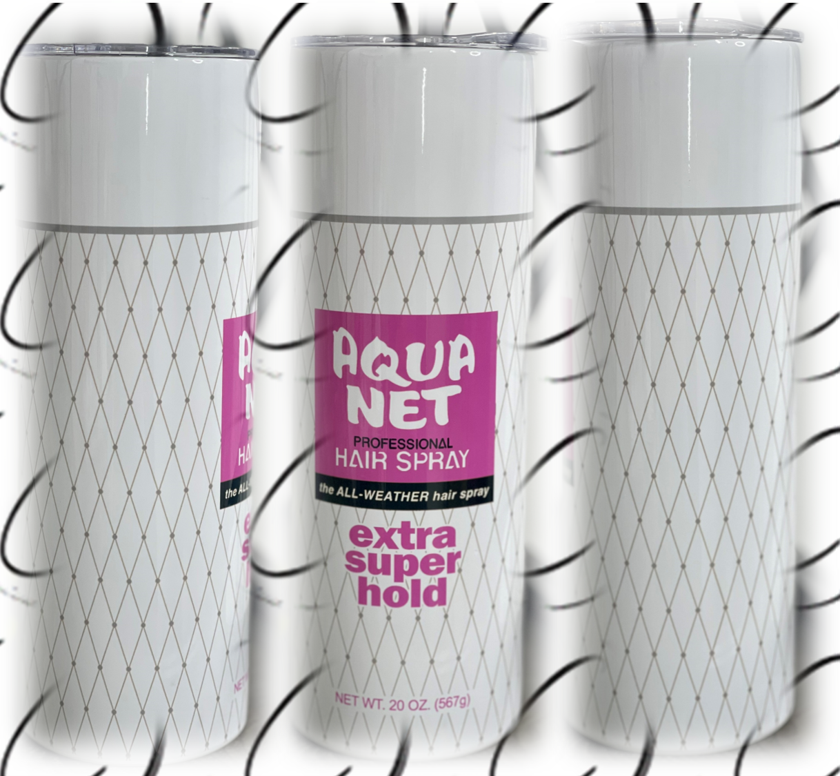 Aqua Net 20oz Skinny Tumbler