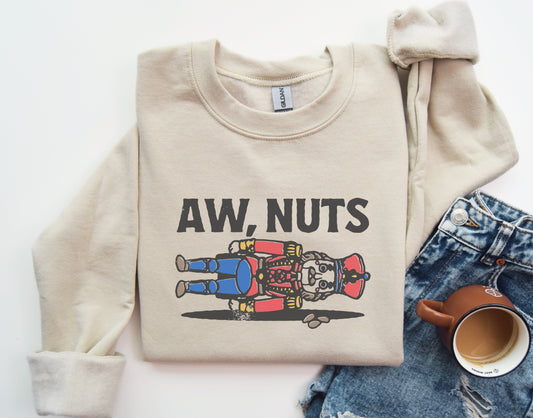 Aw, Nuts Nutcracker Sweatshirt