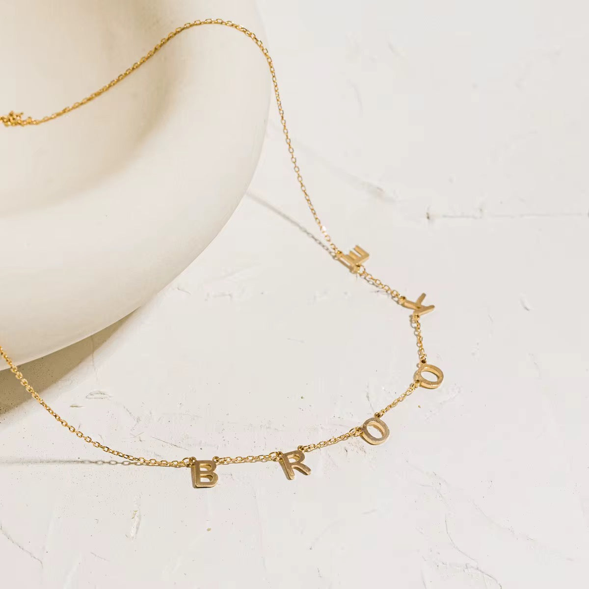 18K Gold Custom Name Necklace *CIJ SPECIAL*