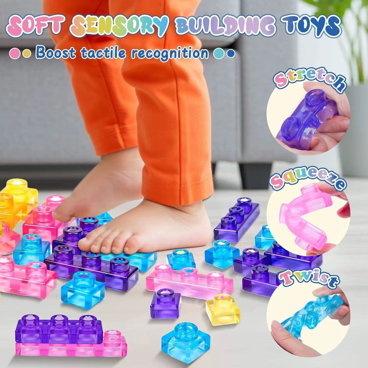 Gummy Block Sets Squishy *READY TO SHIP*