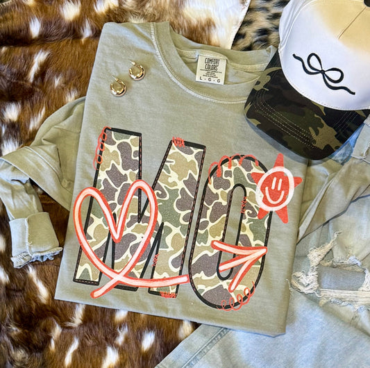 MO Camo Doodle State Tee/Long Sleeve