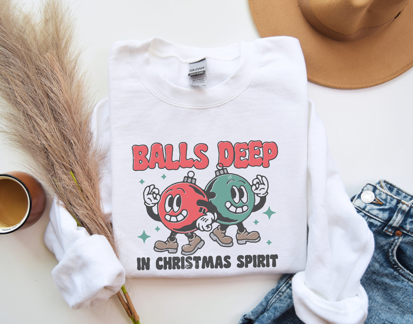 Balls Deep In Christmas Spirit Sweatshirt
