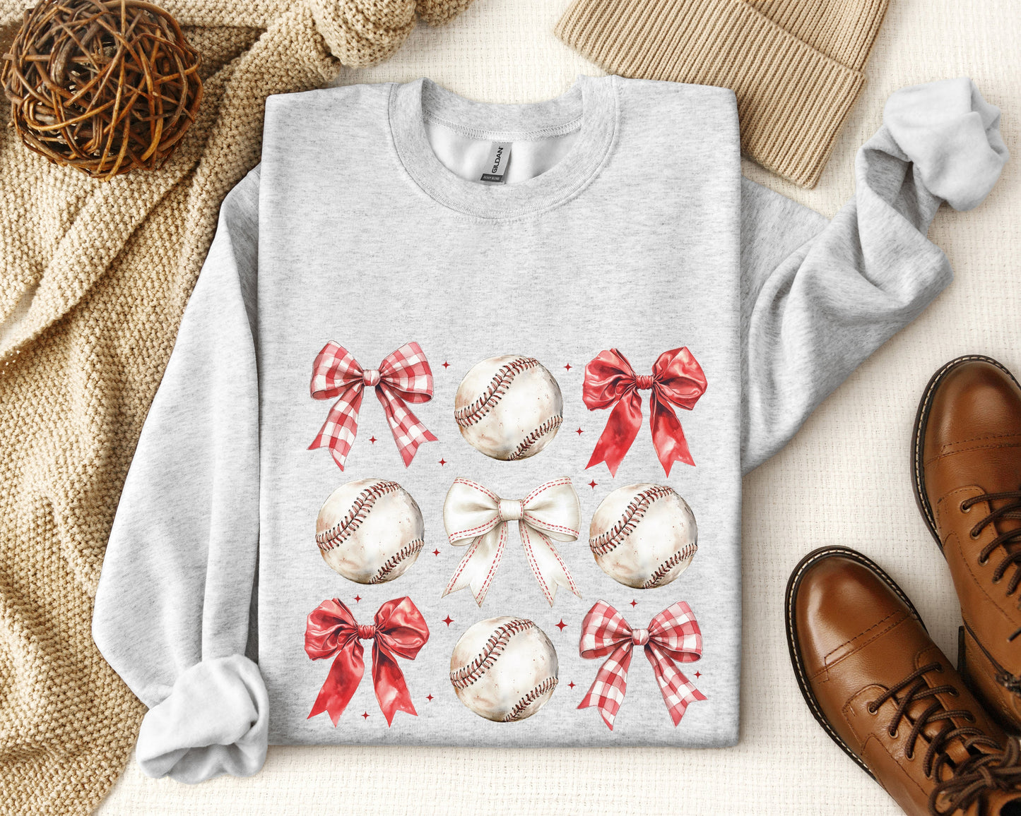 Baseball Coquette Sweatshirt