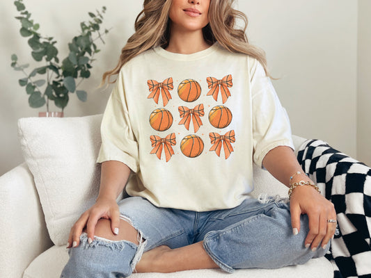 Basketball Coquette Graphic Tee