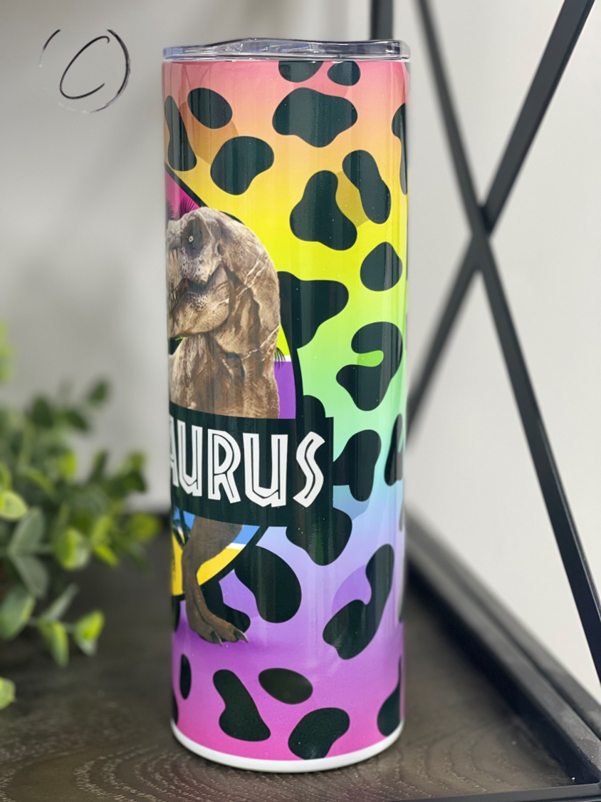 Bitchasaurus 20oz Skinny Tumbler