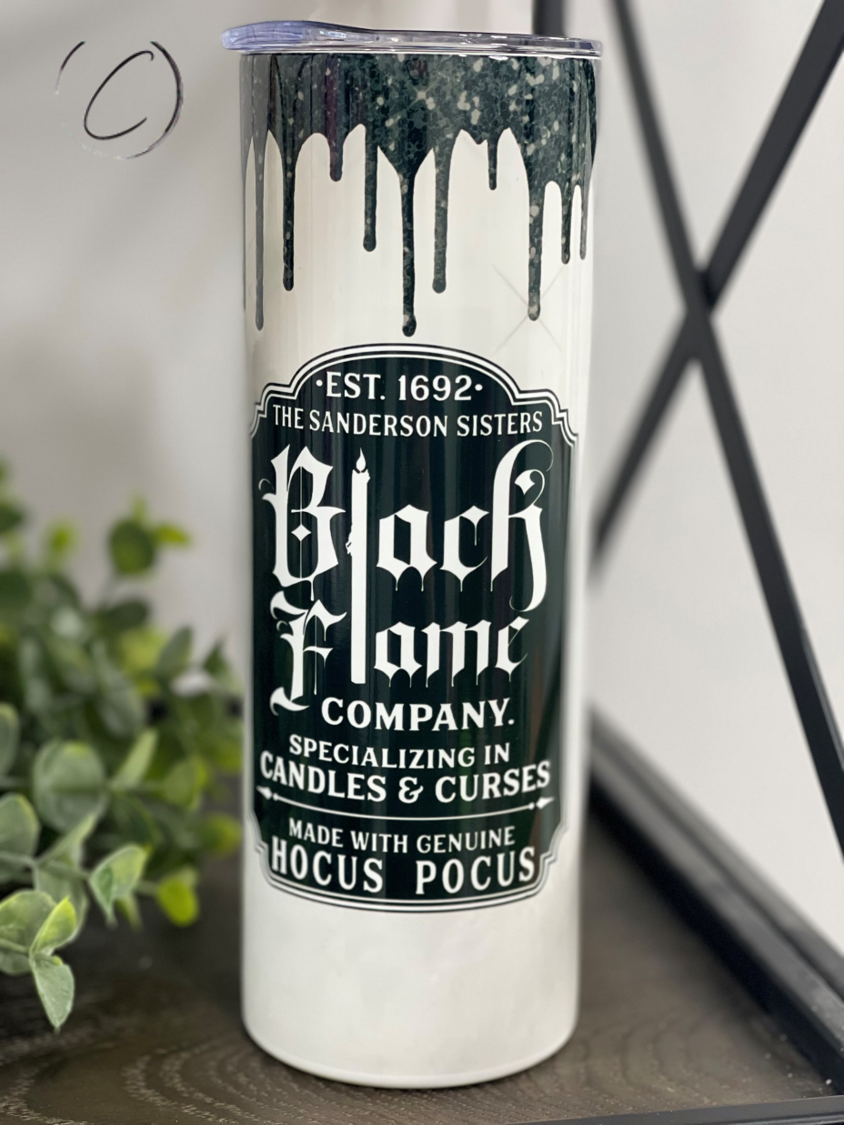 Black Flame Candle Company 20oz Skinny Tumbler