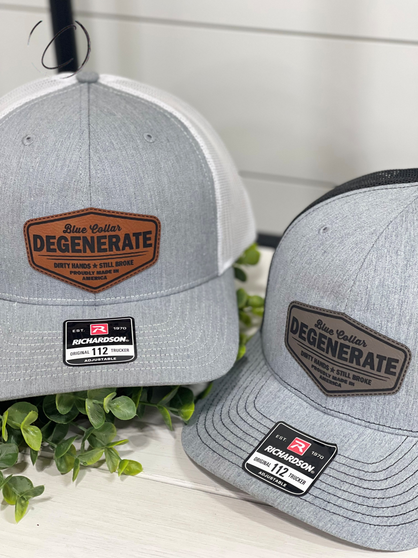 Adult Blue Collar Degenerate Patch Snapback Hat