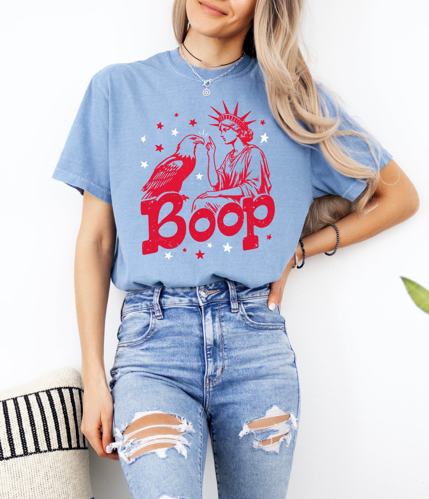 Statue Of Liberty Boop Graphic Tee