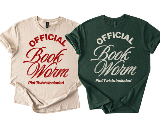 Bookworm | Graphic Tee or Sweatshirt | Book Obsessed