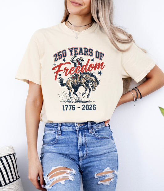 Bronco 250 Years Of Freedom Graphic Tee