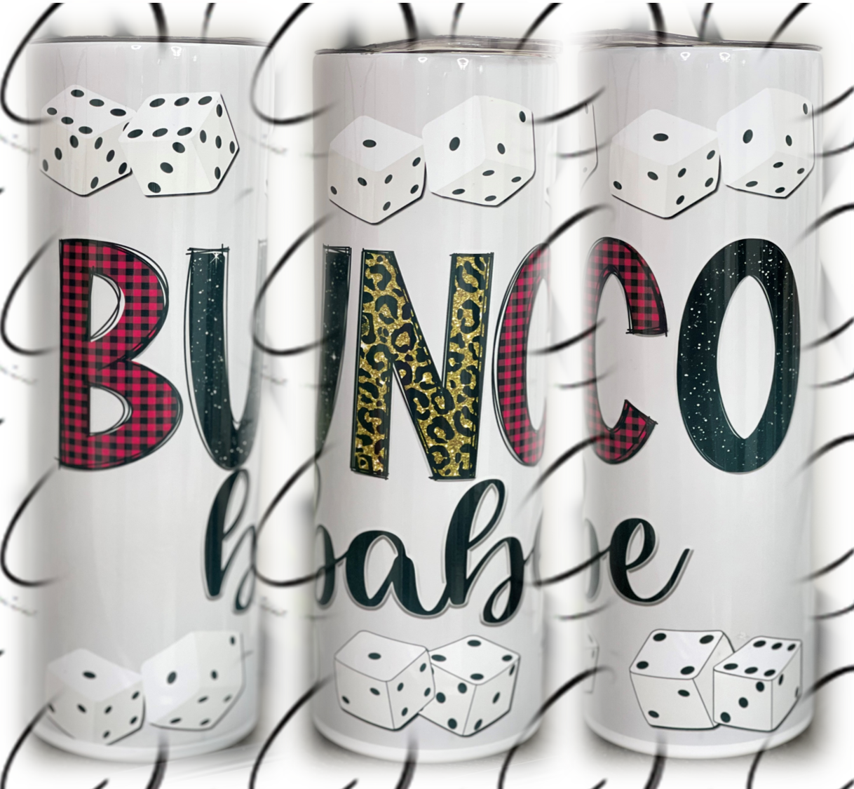 Bunco Babe 20oz Skinny Tumbler