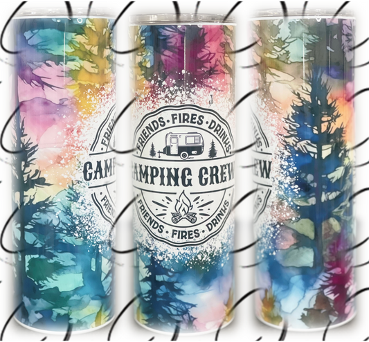 Camping Crew 20oz Skinny Tumbler