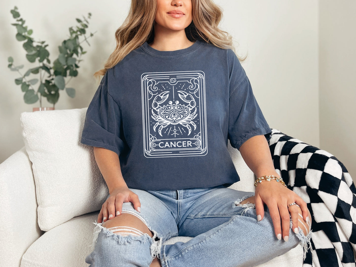 Zodiac Signs Tarot Card Graphic Tee