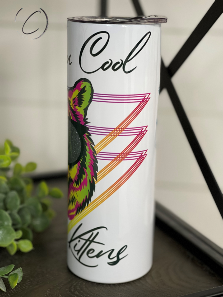 Cool Cats And Kittens 20oz Skinny Tumbler