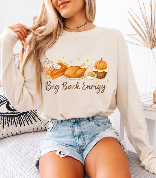 Big Back Energy Long Sleeve Graphic Tee