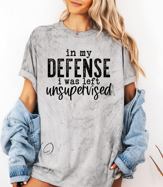 In My Defense Graphic Tee
