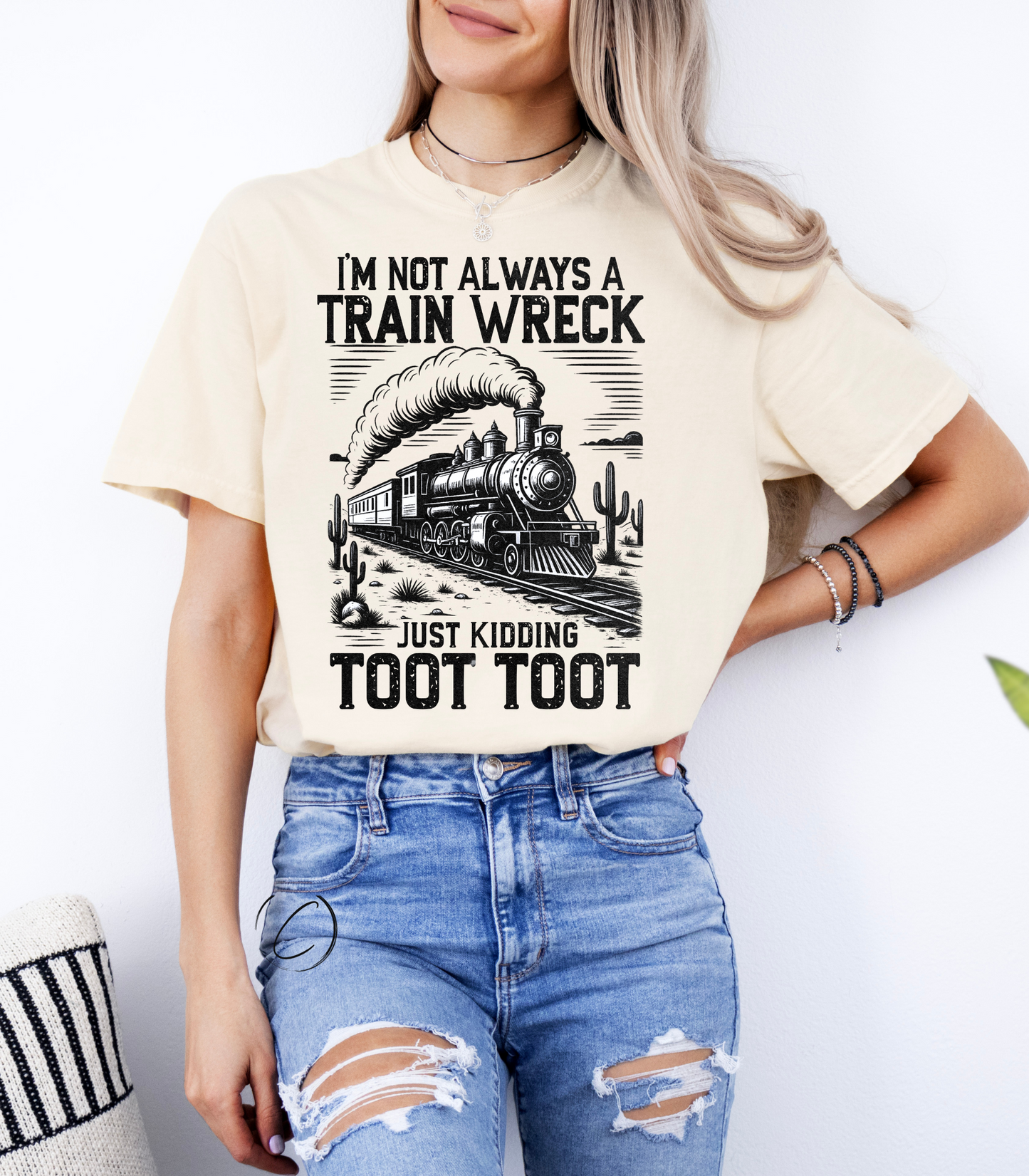 Train Wreck Graphic Tee