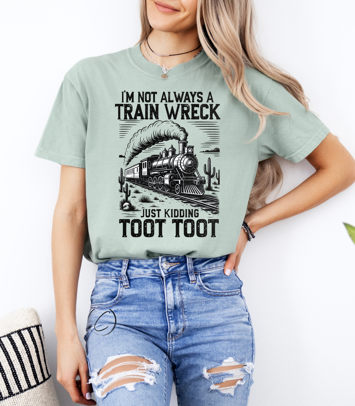 Train Wreck Graphic Tee