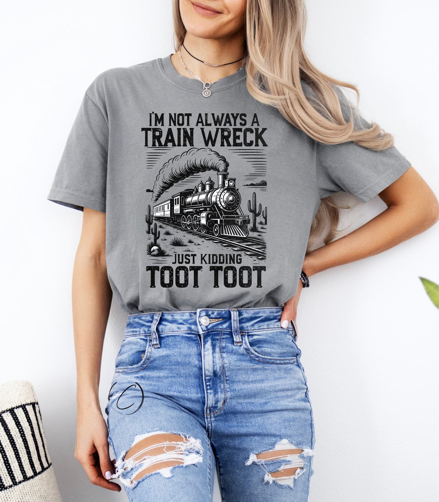 Train Wreck Graphic Tee