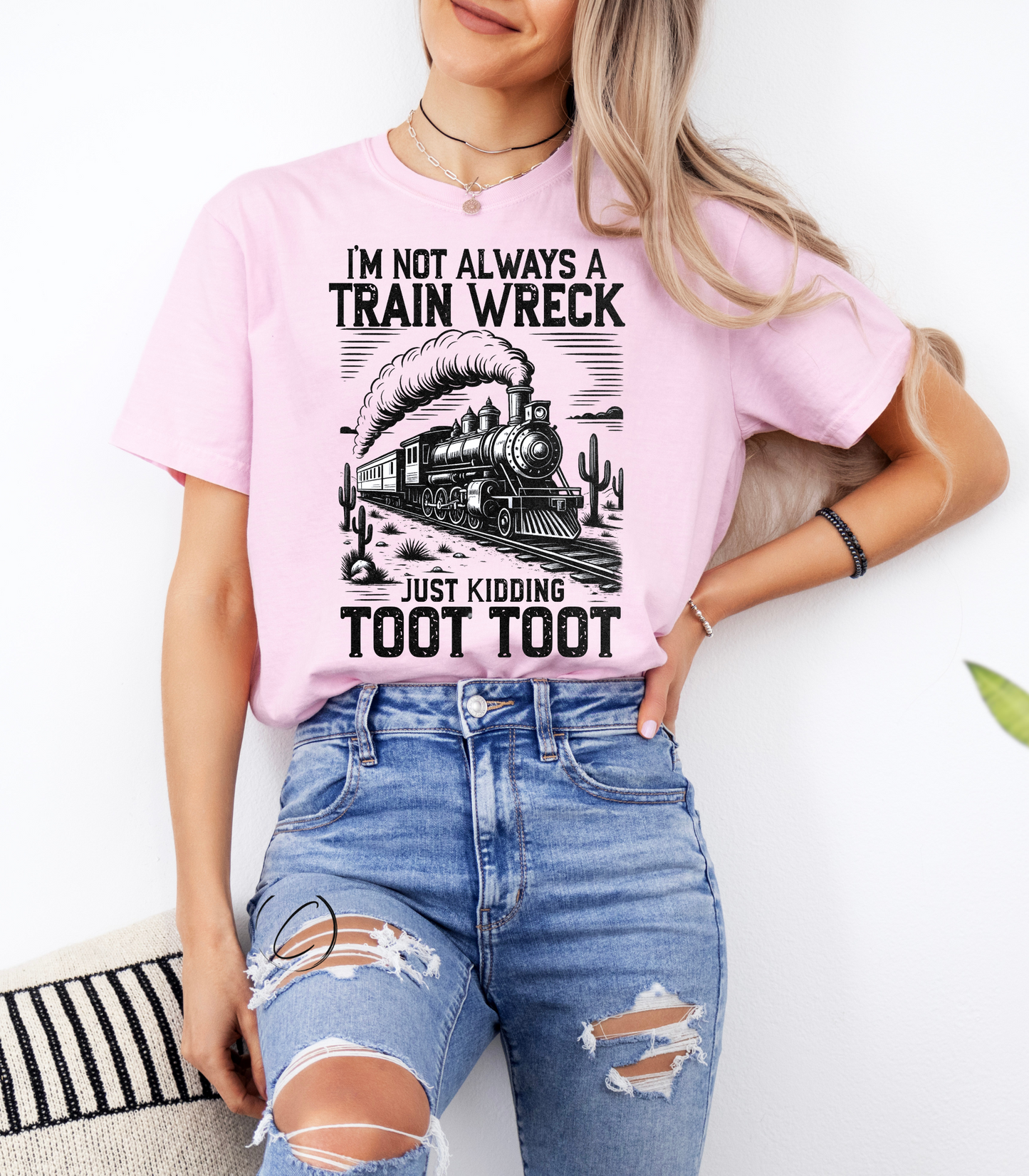 Train Wreck Graphic Tee
