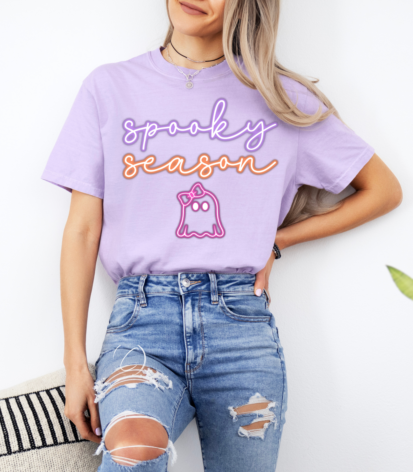 Neon Spooky Season Graphic Tee