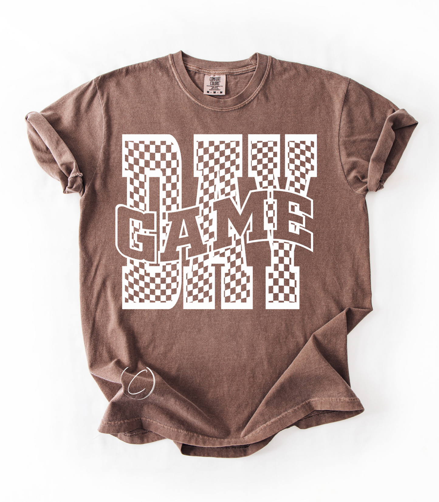 Retro Checkered Gameday Graphic Tee