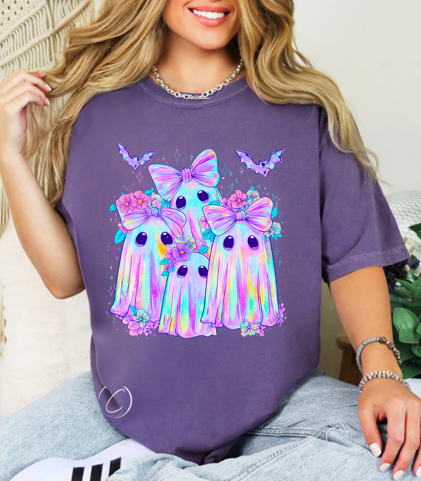 Iridescent Ghosts Graphic Tee